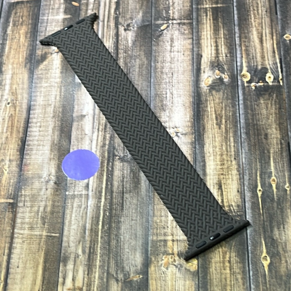 5for$10 Gray Zigzag Textured Silicone 42/44/45/49mm Apple Watchband Accessories